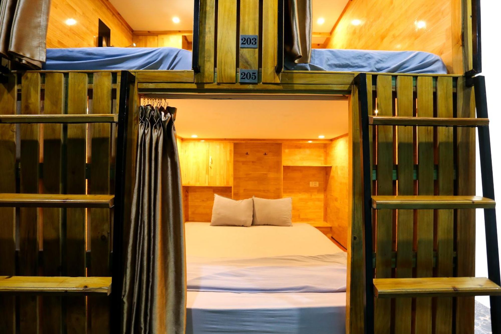 Catba Pod Hostel - Restaurant And Rooftop Bar Dong Khe Sau Exterior photo