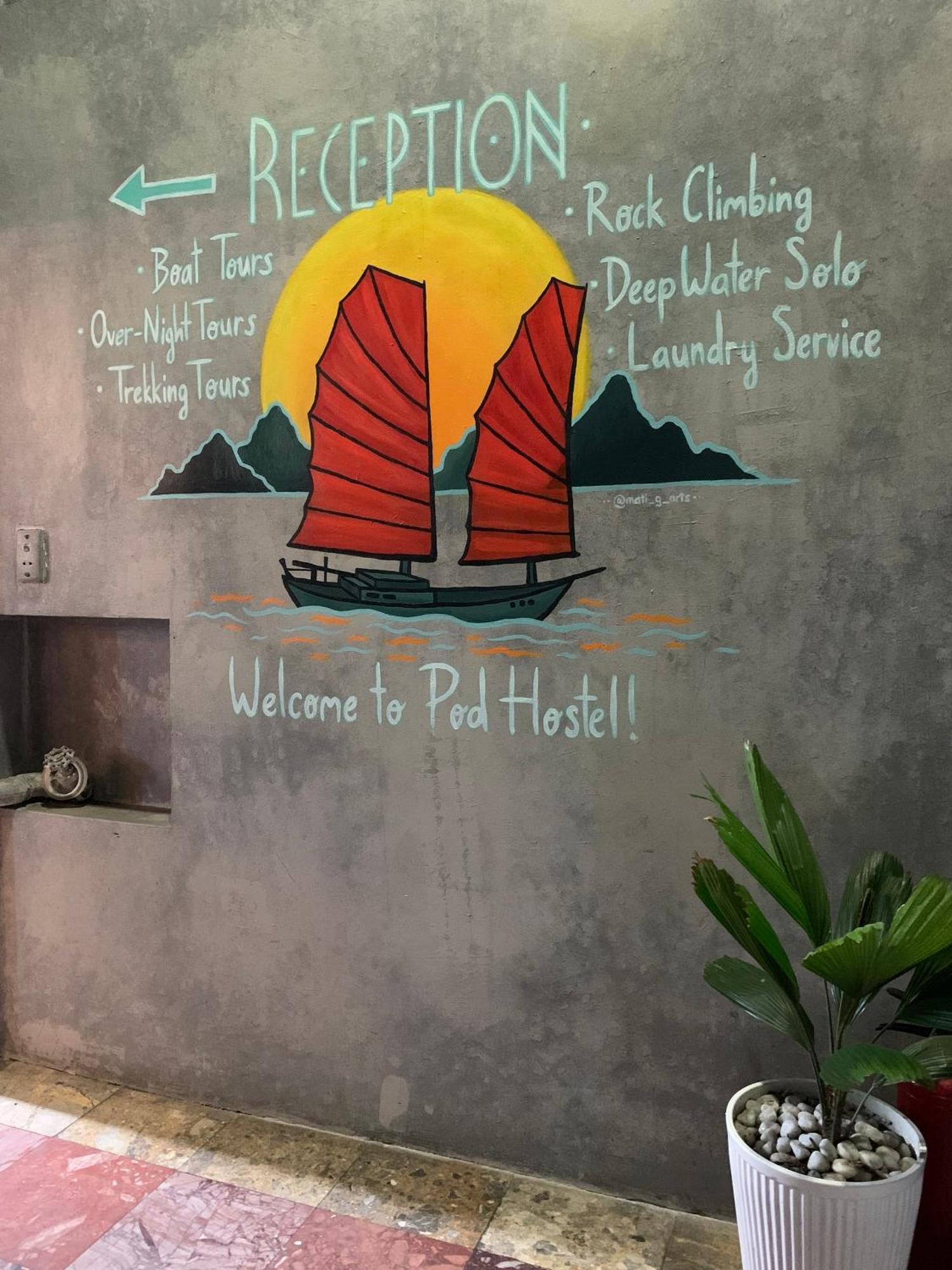 Catba Pod Hostel - Restaurant And Rooftop Bar Dong Khe Sau Exterior photo